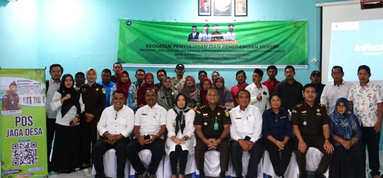 Program Jaksa Jaga Desa Kejaksaan Negeri Bintan