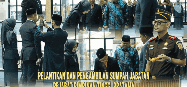 Pelantikan dan Pengambilan Sumpah Jabatan Pimpinan Tinggi Pratama di Lingkungan Pemerintah Kabupaten Bintan.